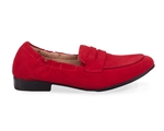 Ros Hommerson Trish 75126 - Women's Casual Comfort Slip on Shoe: Red/Suede