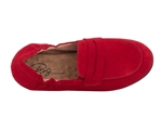 Ros Hommerson Trish 75126 - Women's Casual Comfort Slip on Shoe: Red/Suede