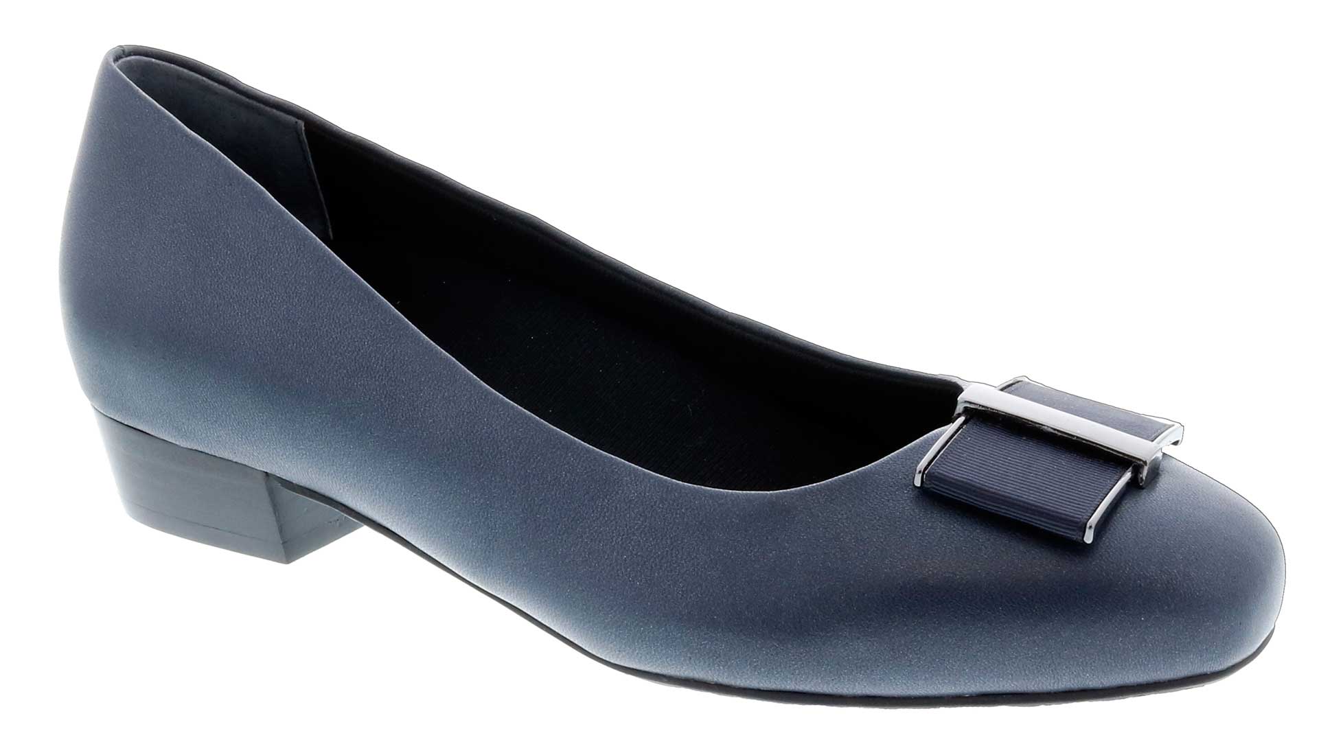 womens wide navy blue dress shoes