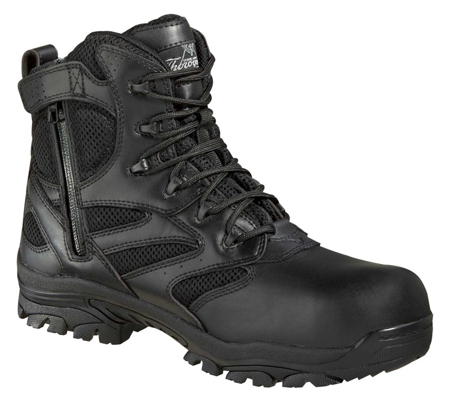 work boots with zipper on side