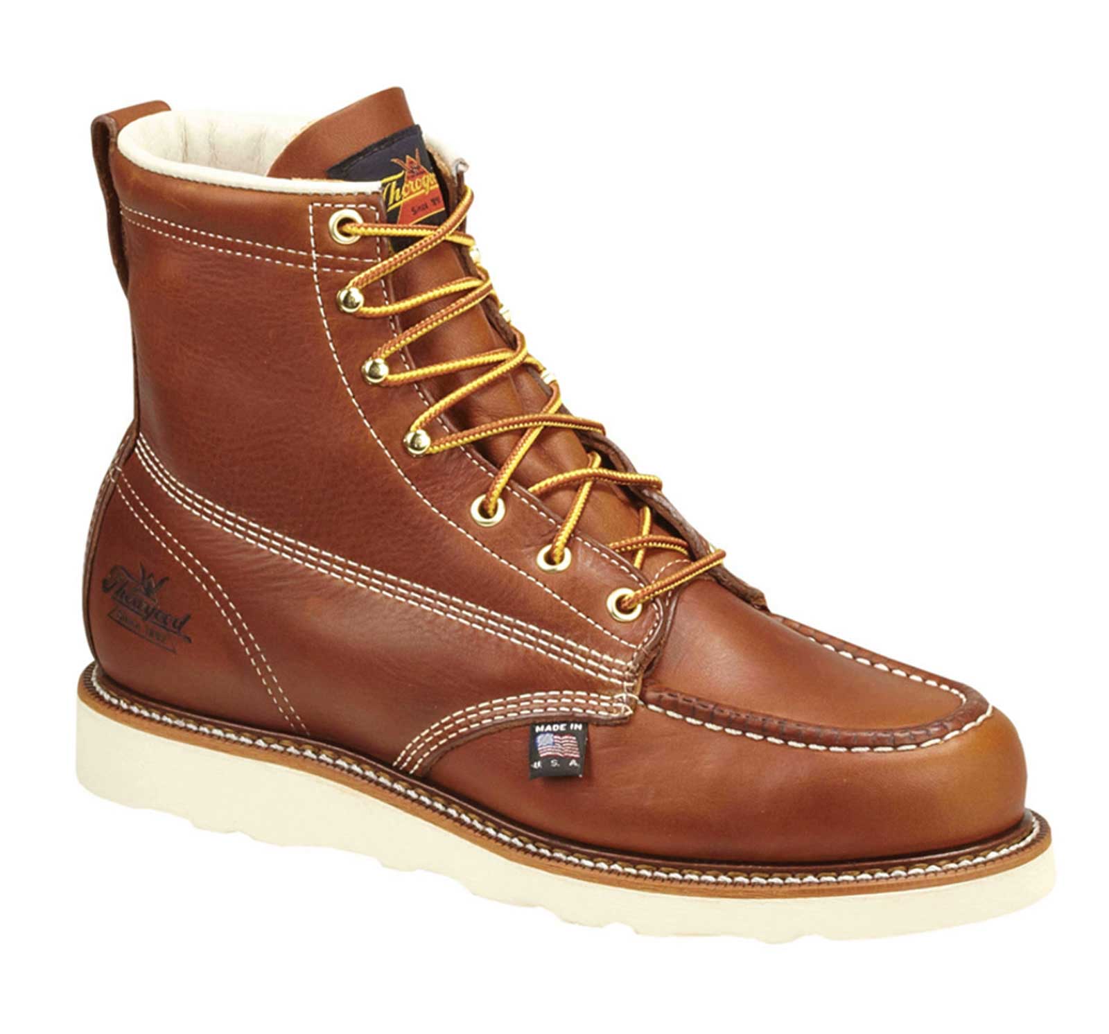 wedge sole safety toe work boots