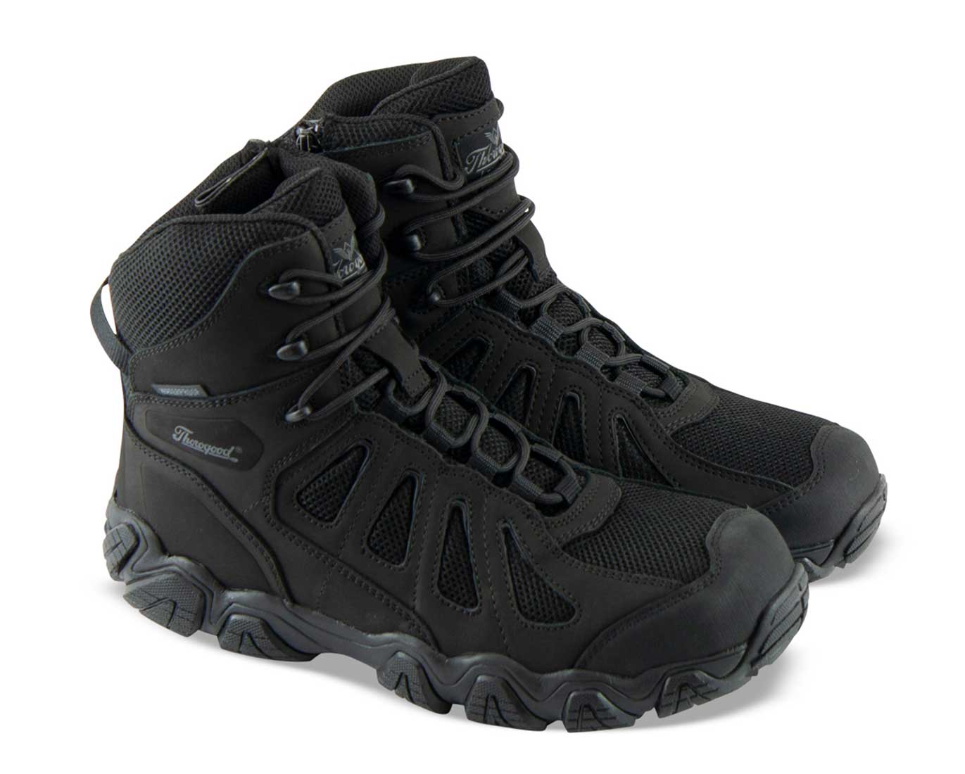hiking boots with side zipper