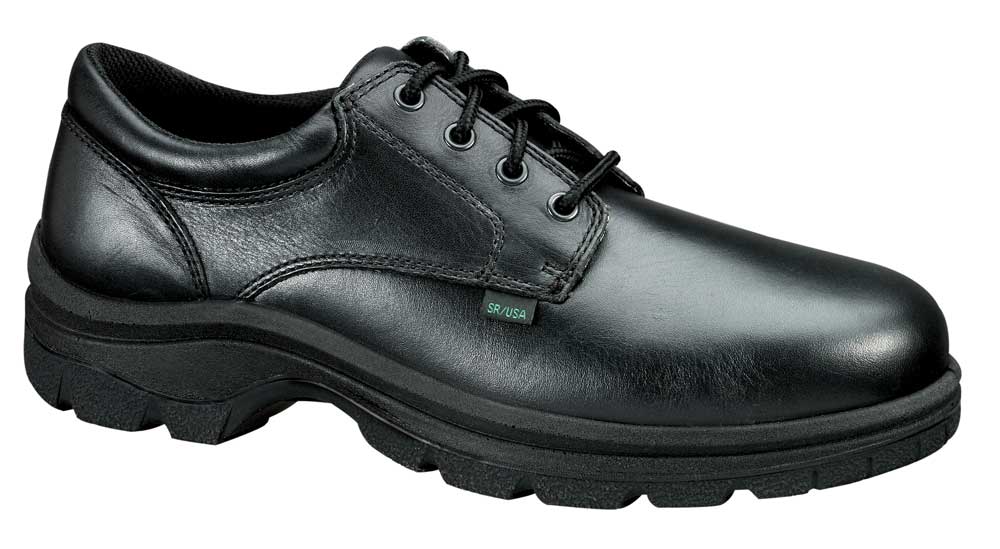 plain black work shoes