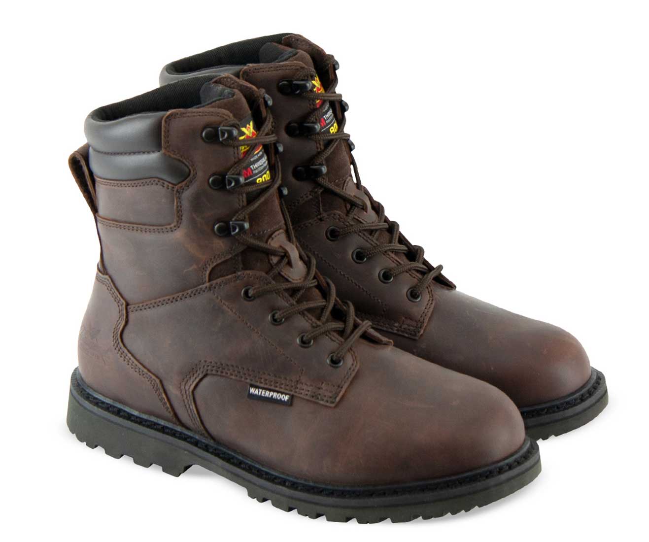 mens insulated slip on work boots