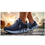 Xelero Shoes Genesis II X31668 Men's Comfort Orthopedic Athletic Shoe: Grey