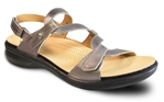 Revere Emerald Womens Casual Sandal - Gunmetal