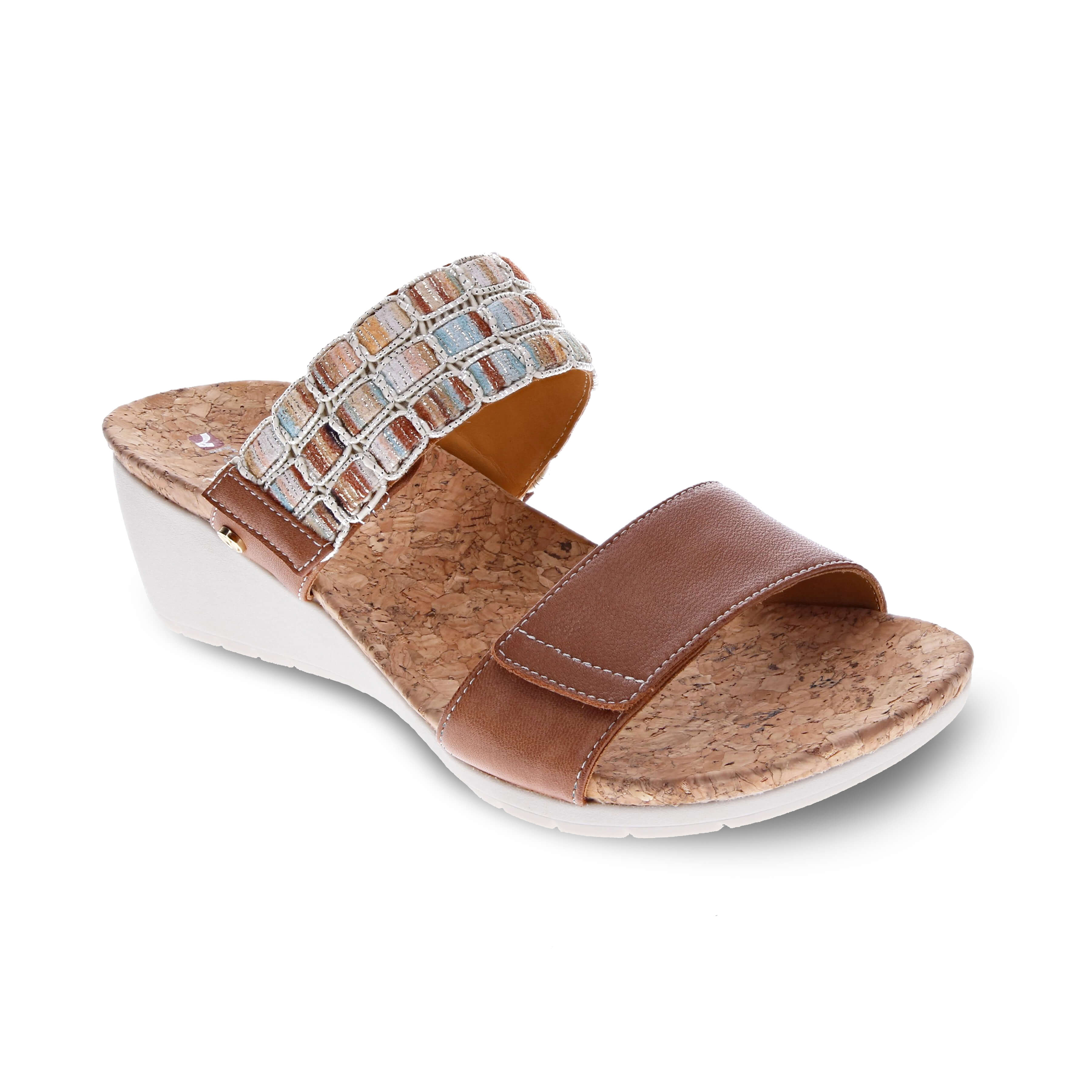 Footbed store wedge sandals