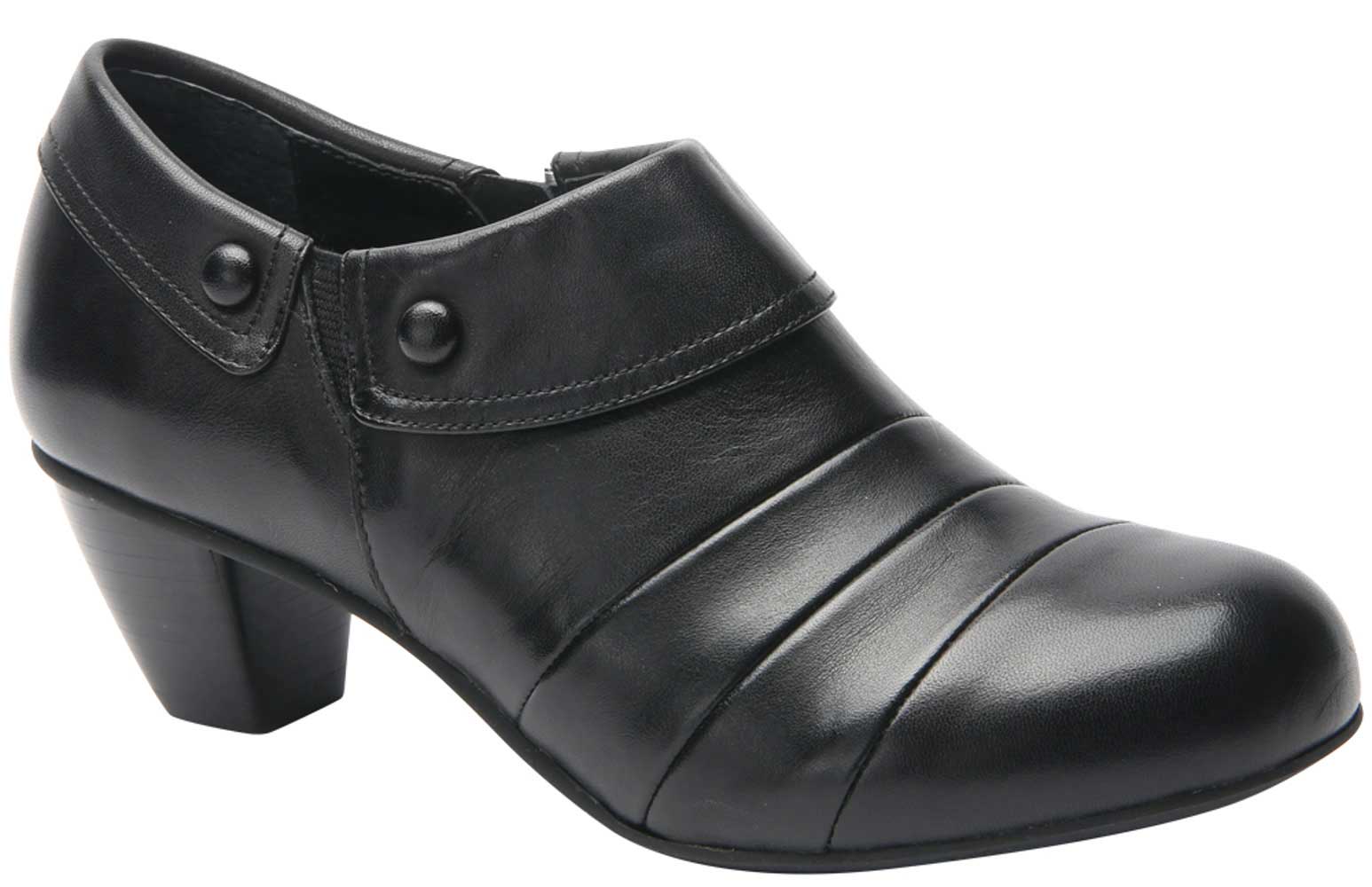 Drew Shoes good Antwerp 14331 Women's Casual Shoe 7.5 Leather Black