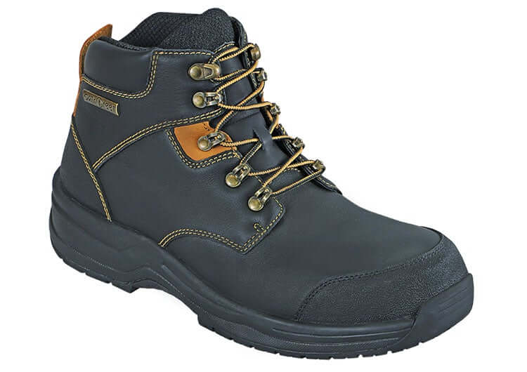 Orthofeet 681 Granite Men s 7 Waterproof Composite Toe Slip Resistant Work Boot Extra Wide Double Depth